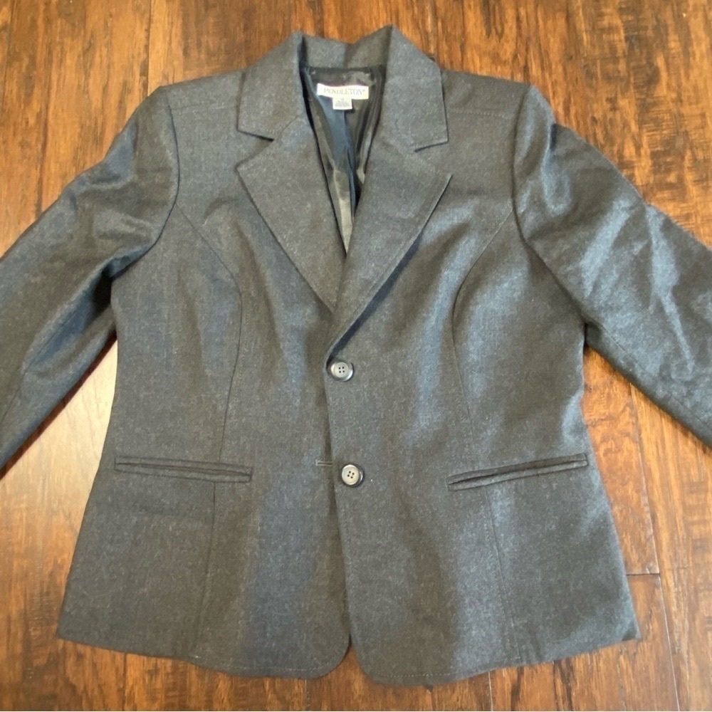 PENDLETON Virgin Wool Blazer Jacket, Career, Prof… - image 2